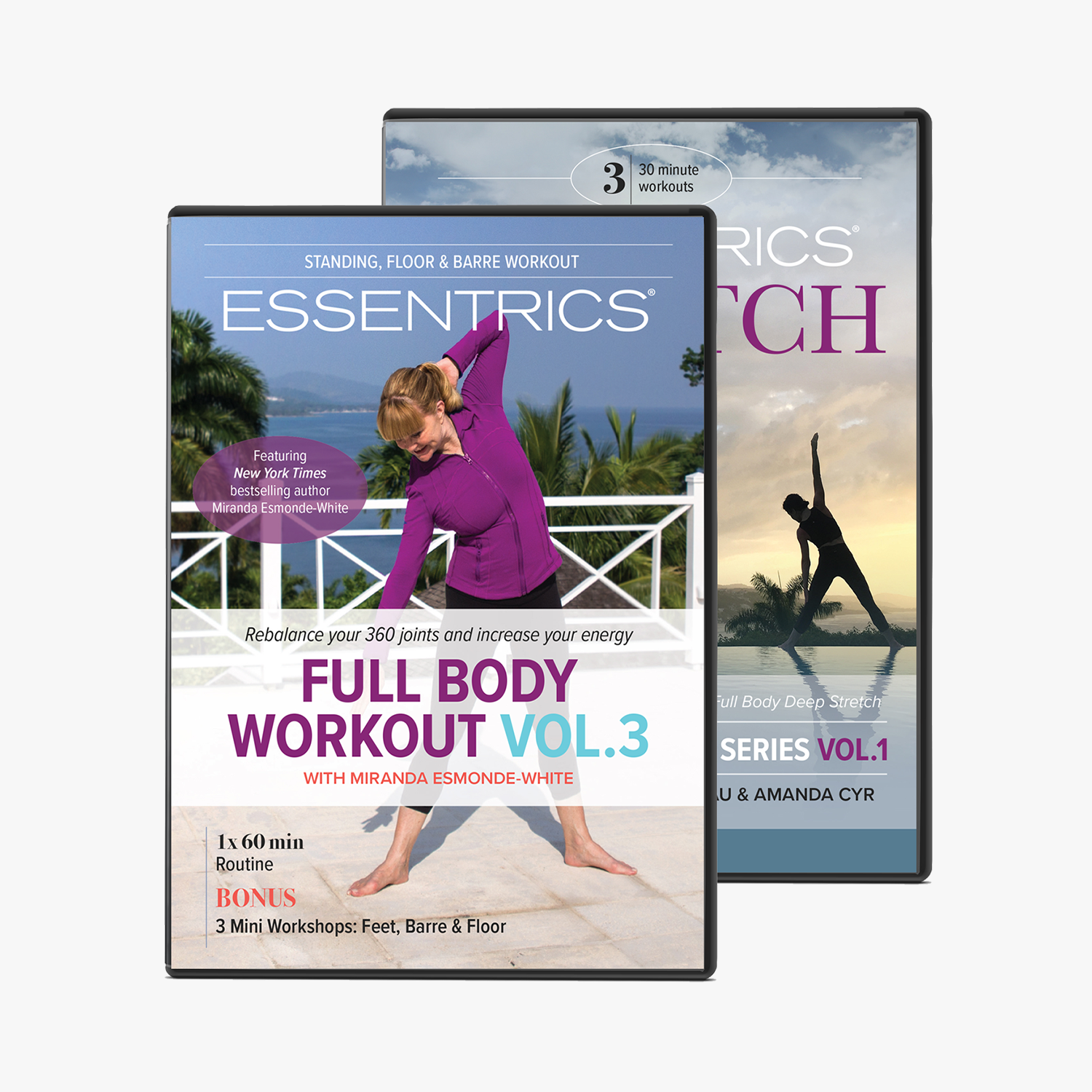 Essentrics Full Body Workout Vol. 3 & Stretch Series Vol. 1 DVD Box Se