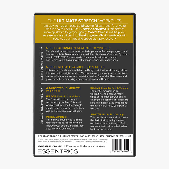 Essentrics Ultimate Stretch Workouts DVD